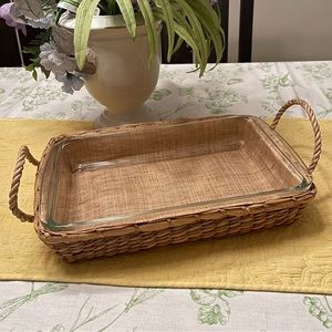 vintage PYREX ovenware with Insulation cover set NWT